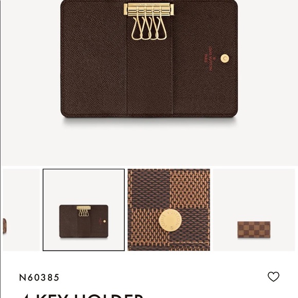 Louis Vuitton 4 key key holder in Damier Ebene Canvas. Gorgeous ❤️ - Picture 2 of 12